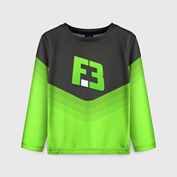 Лонгслив детский FlipSid3 Uniform, цвет: 3D-принт
