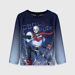 Лонгслив детский Papyrus, цвет: 3D-принт