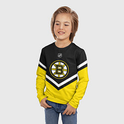 Лонгслив детский NHL: Boston Bruins, цвет: 3D-принт — фото 2