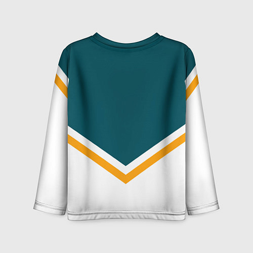 Детский лонгслив NHL: San Jose Sharks / 3D-принт – фото 2