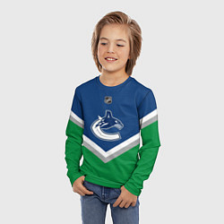 Лонгслив детский NHL: Vancouver Canucks, цвет: 3D-принт — фото 2