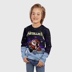 Лонгслив детский Metallica: Bad Santa, цвет: 3D-принт — фото 2