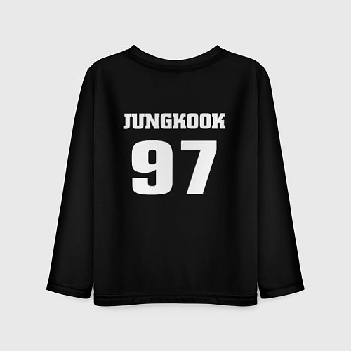 Детский лонгслив BTS: Jungkook / 3D-принт – фото 2