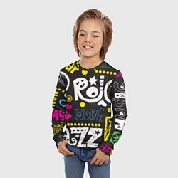 Лонгслив детский Instrumental Music, цвет: 3D-принт — фото 2