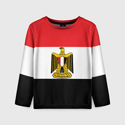 Лонгслив детский Флаг и герб Египта, цвет: 3D-принт
