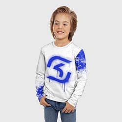 Лонгслив детский SK Gaming: White collection, цвет: 3D-принт — фото 2
