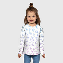 Лонгслив детский Palm Rise Gradient, цвет: 3D-принт — фото 2