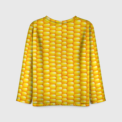 Детский лонгслив Сладкая вареная кукуруза / 3D-принт – фото 2