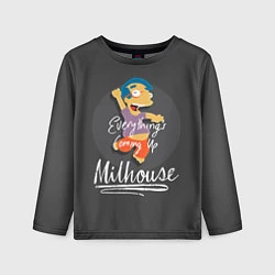 Детский лонгслив Milhouse