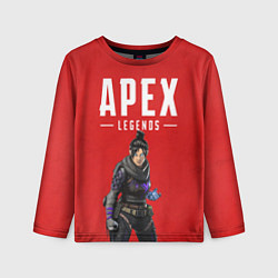 Лонгслив детский Apex Legends: Red Wraith, цвет: 3D-принт