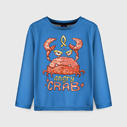 Лонгслив детский Hungry Crab, цвет: 3D-принт