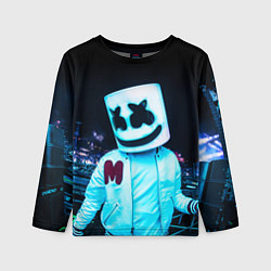 Лонгслив детский MARSHMELLO, цвет: 3D-принт