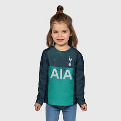 Лонгслив детский FC Tottenham: Dele Alli Third 18-19, цвет: 3D-принт — фото 2