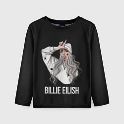 Лонгслив детский BILLIE EILISH, цвет: 3D-принт