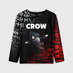 Детский лонгслив BRAWL STARS CROW