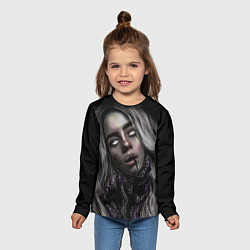 Лонгслив детский BILLIE EILISH, цвет: 3D-принт — фото 2