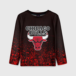 Лонгслив детский CHICAGO BULLS, цвет: 3D-принт