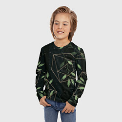Лонгслив детский Геометрия в природе, цвет: 3D-принт — фото 2