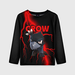 Детский лонгслив Brawl Stars CROW