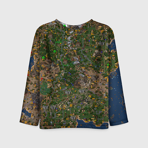 Детский лонгслив Карта в Heroes 3 / 3D-принт – фото 2