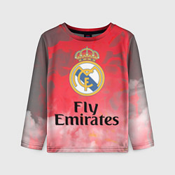 Лонгслив детский Реал Мадрид, цвет: 3D-принт