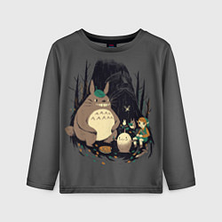 Лонгслив детский Totoro, цвет: 3D-принт