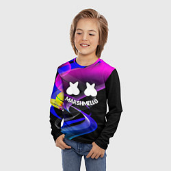 Лонгслив детский МАРШМЕЛЛОУ, цвет: 3D-принт — фото 2