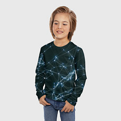 Лонгслив детский Нейросети, цвет: 3D-принт — фото 2
