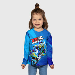 Лонгслив детский Suzuki MotoGP, цвет: 3D-принт — фото 2