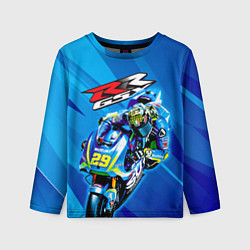 Лонгслив детский Suzuki MotoGP, цвет: 3D-принт