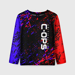 Детский лонгслив Critical Ops