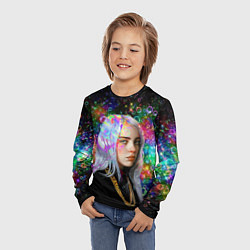 Лонгслив детский Billie Eilish, цвет: 3D-принт — фото 2