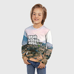 Лонгслив детский Grand Theft Auto 5, цвет: 3D-принт — фото 2
