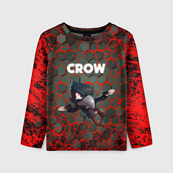 Детский лонгслив BRAWL STARS CROW