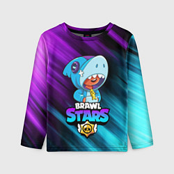 Детский лонгслив BRAWL STARS LEON SHARK