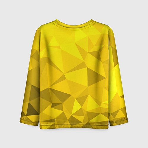 Детский лонгслив YELLOW ABSTRACT / 3D-принт – фото 2