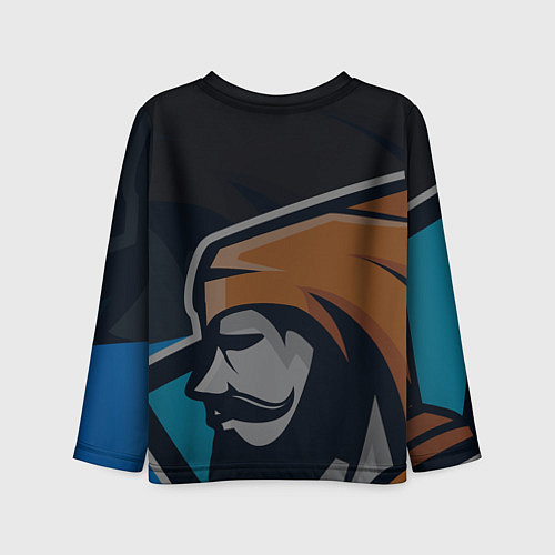 Детский лонгслив Форма Monk / 3D-принт – фото 2