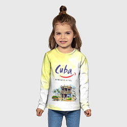 Лонгслив детский Куба, цвет: 3D-принт — фото 2