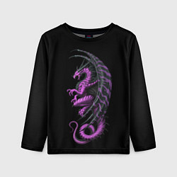 Детский лонгслив Purple Dragon