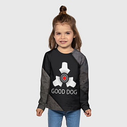Лонгслив детский HL good dog, цвет: 3D-принт — фото 2