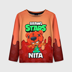 Детский лонгслив BRAWL STARS NITA