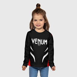 Лонгслив детский Venum спина, цвет: 3D-принт — фото 2