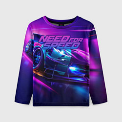 Лонгслив детский Need for Speed, цвет: 3D-принт