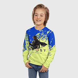 Лонгслив детский Ghost of Tsushima, цвет: 3D-принт — фото 2