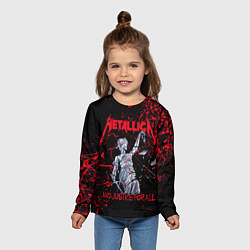Лонгслив детский Metallica, цвет: 3D-принт — фото 2