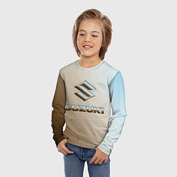 Лонгслив детский Suzuki, цвет: 3D-принт — фото 2