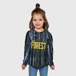 Лонгслив детский THE FOREST, цвет: 3D-принт — фото 2