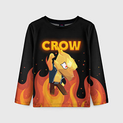 Детский лонгслив BRAWL STARS CROW