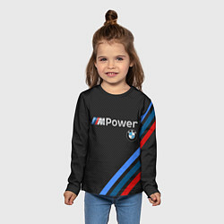 Лонгслив детский BMW POWER CARBON, цвет: 3D-принт — фото 2