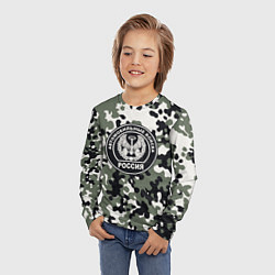 Лонгслив детский Автомобильные войска, цвет: 3D-принт — фото 2